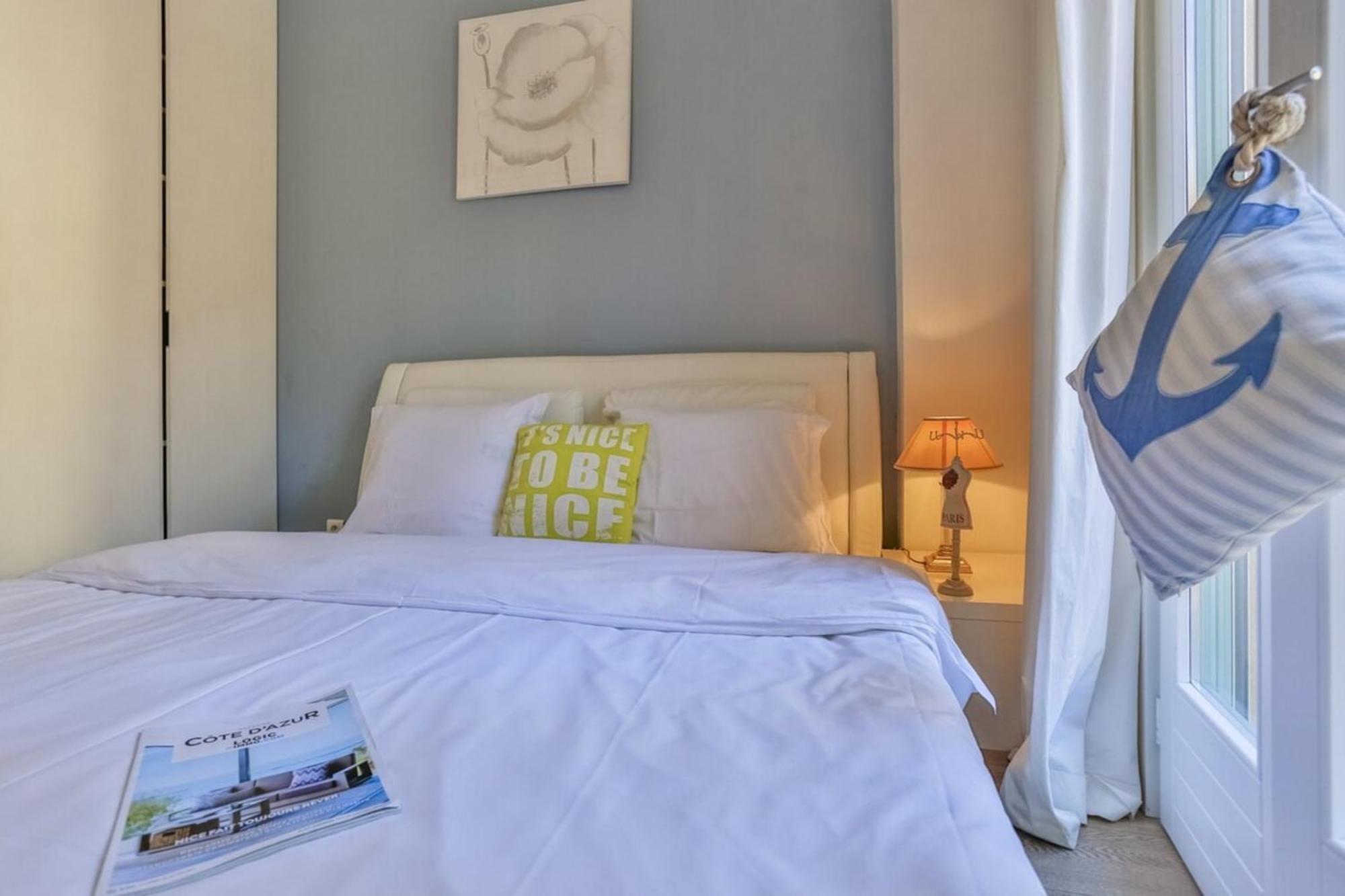 France 82 D - 2 Rooms - Terrace - 1 Min To The Sea Nice Luaran gambar