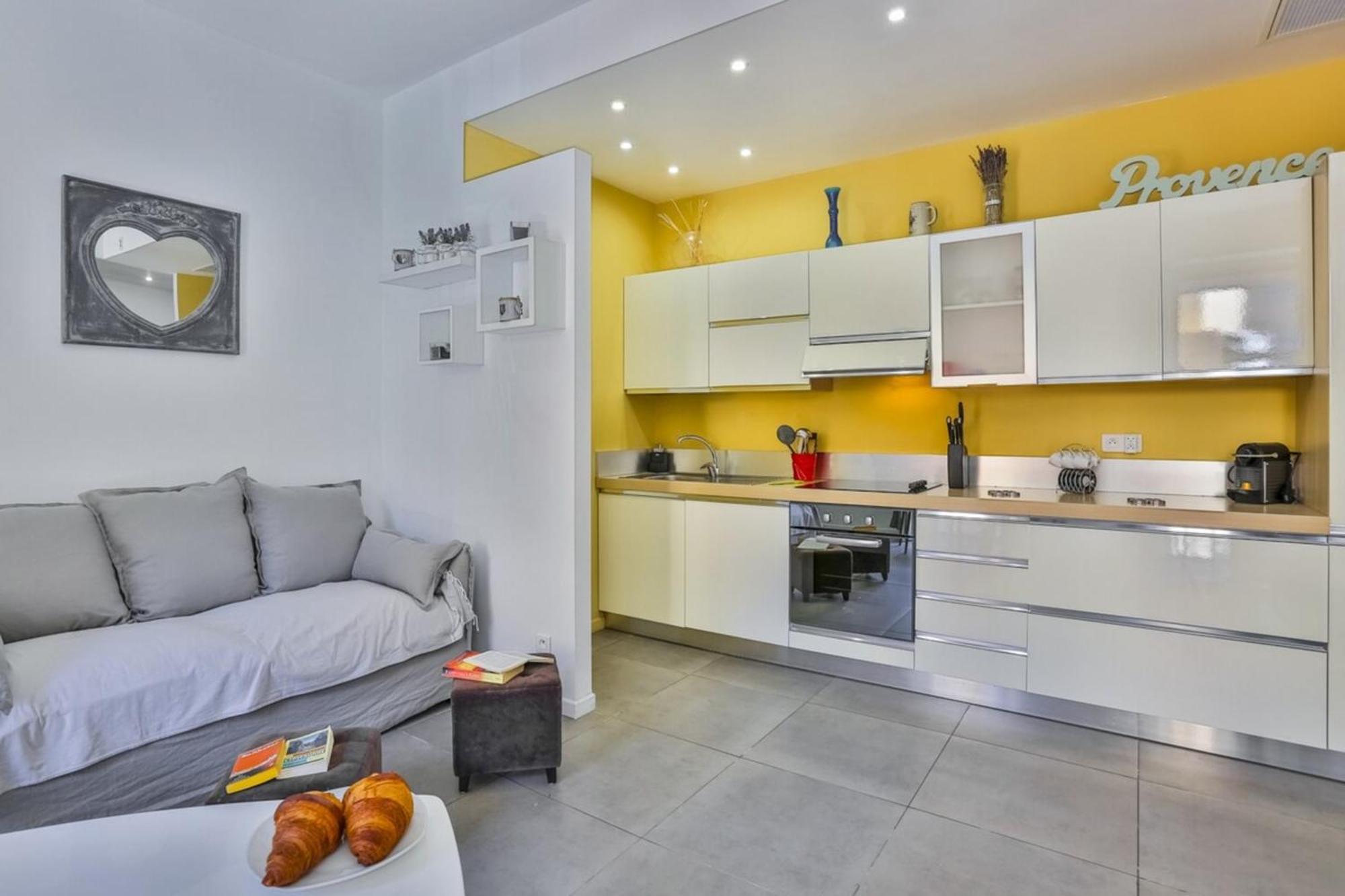 France 82 D - 2 Rooms - Terrace - 1 Min To The Sea Nice Luaran gambar
