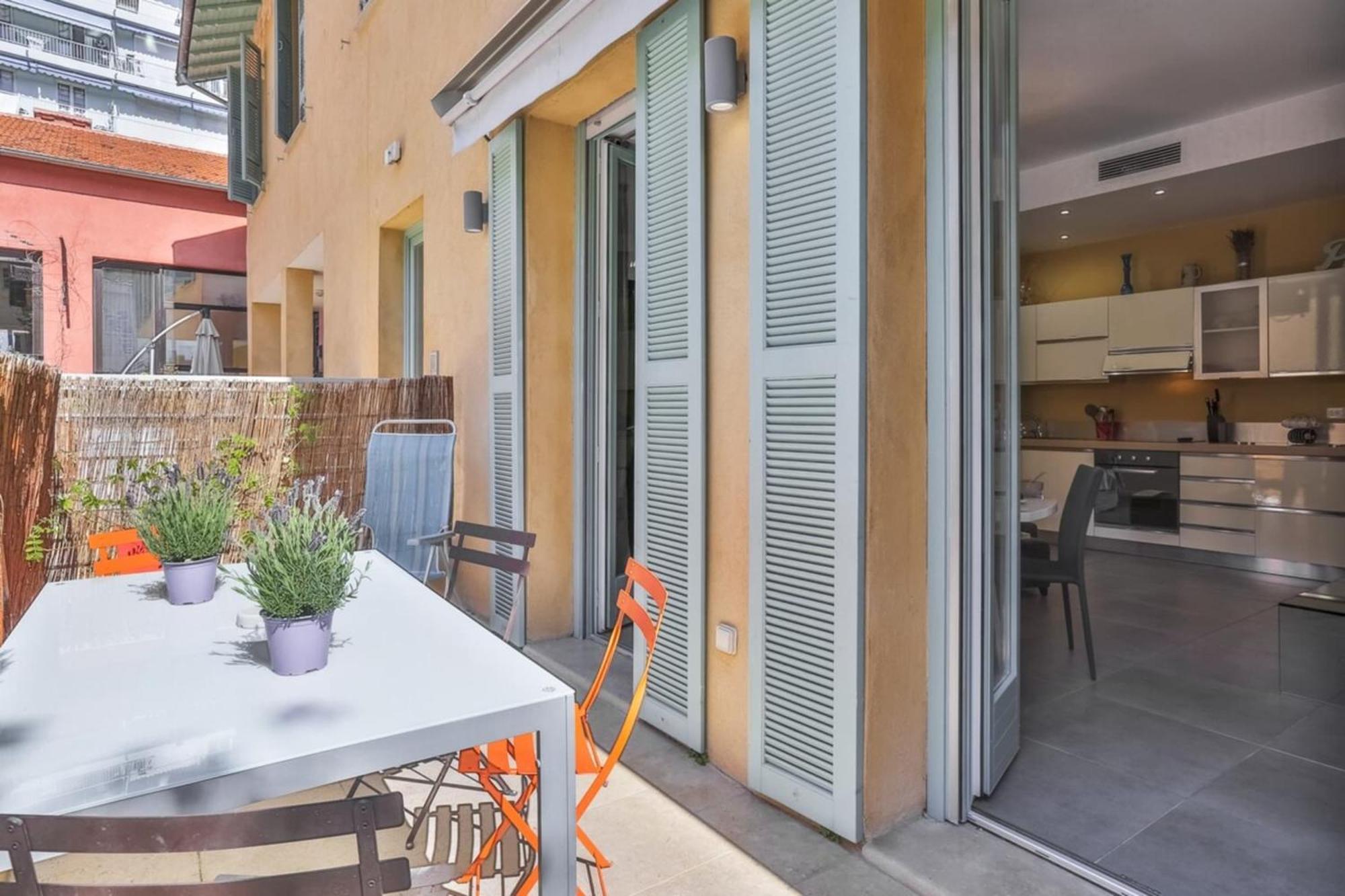 France 82 D - 2 Rooms - Terrace - 1 Min To The Sea Nice Luaran gambar