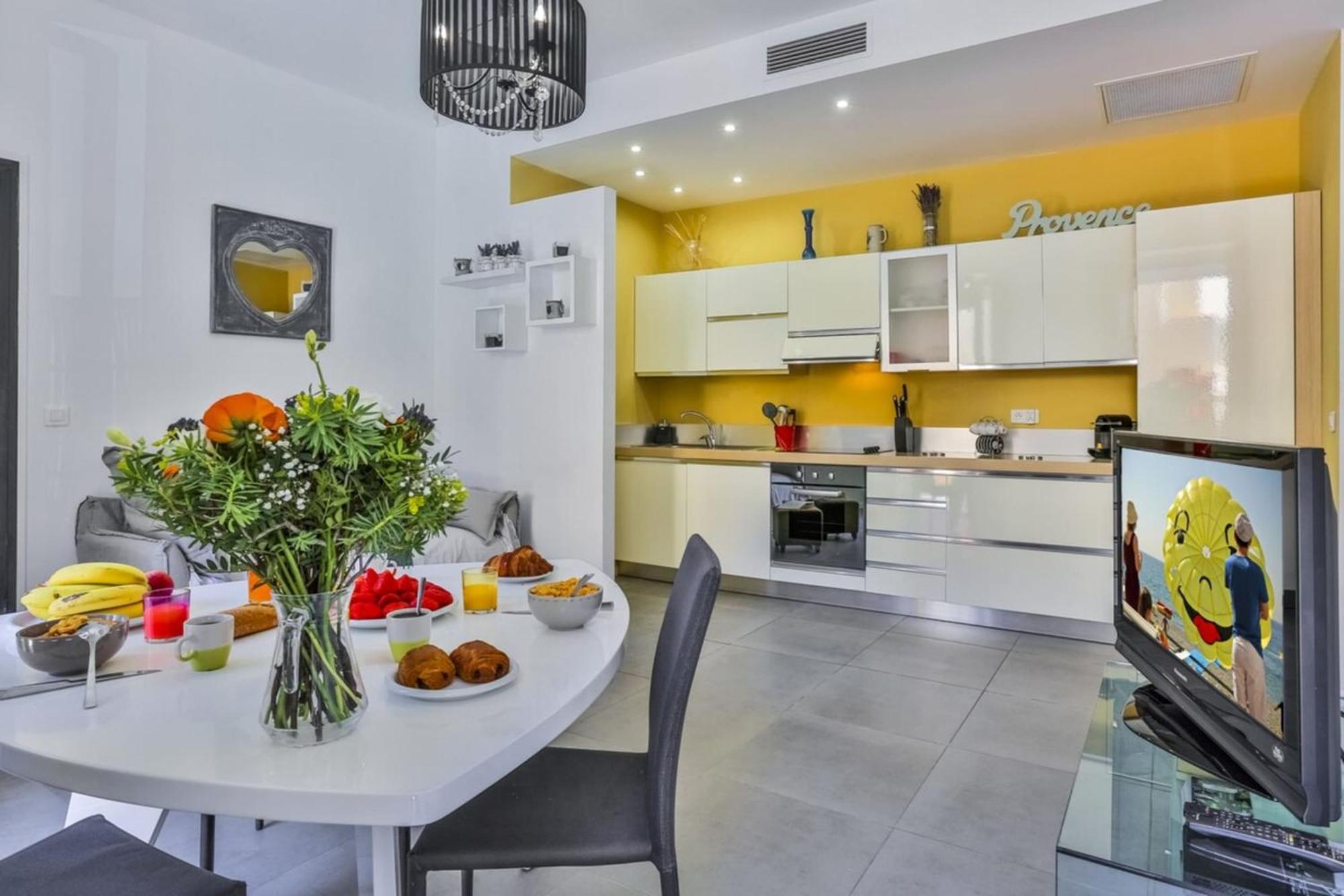 France 82 D - 2 Rooms - Terrace - 1 Min To The Sea Nice Luaran gambar